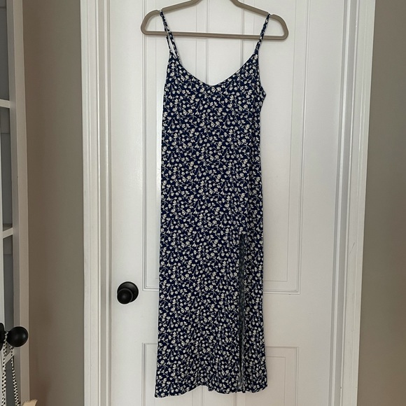 Reformation MIDI blue floral dress - Picture 3 of 5